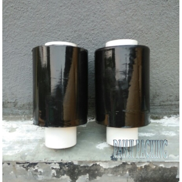 

PLASTIK WRAPPING HITAM 10CM X 200M STRETCH FILM PLASTIC WRAP 17mc