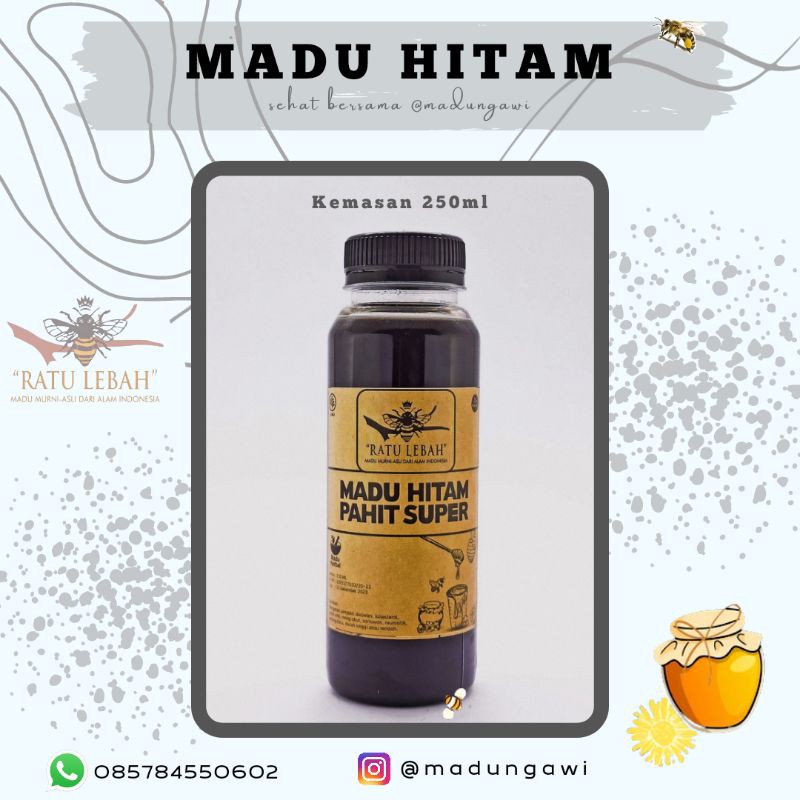 

Madu Hitam Super Pahit 250ml