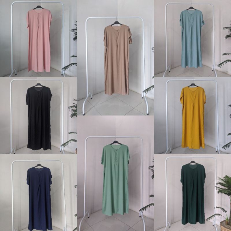 DASTER POLOS BUSUI SEMATA KAKI DASTER PANJANG RAYON