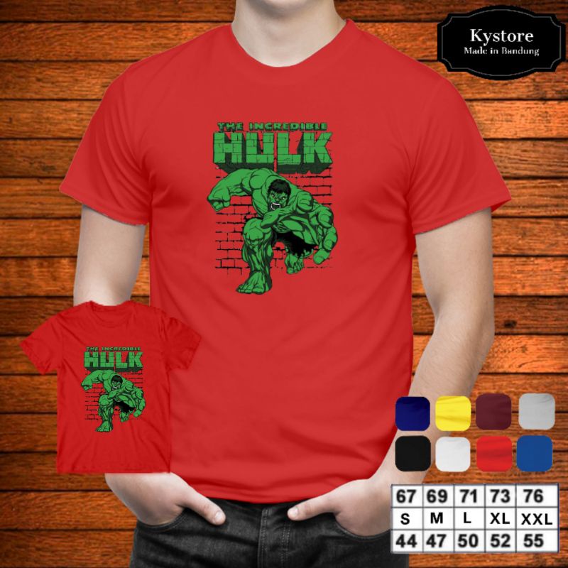 kaos anak pria motif hulk baju pria Edisi Famili S,M,L,XL,XXL