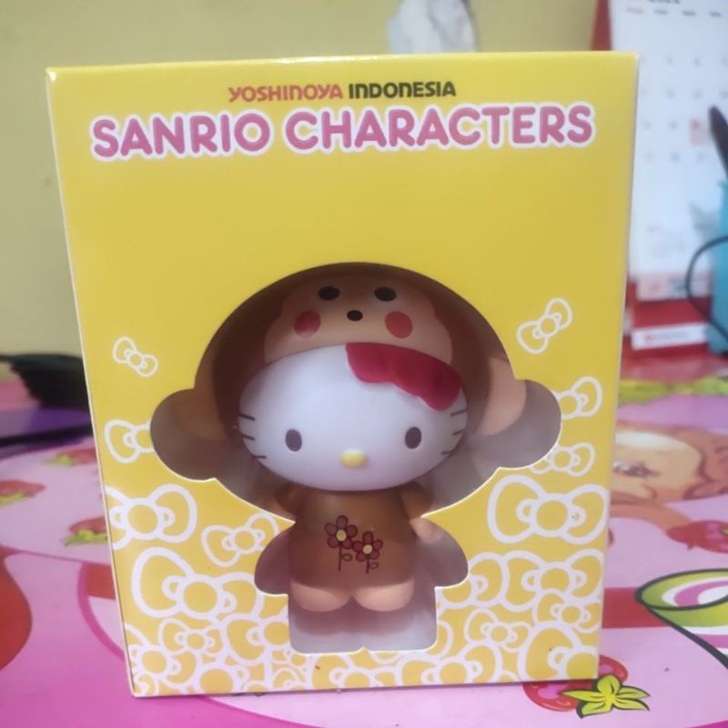 sanrio mini figure hello kitty yoshinoya crocodile.buaya happy meal