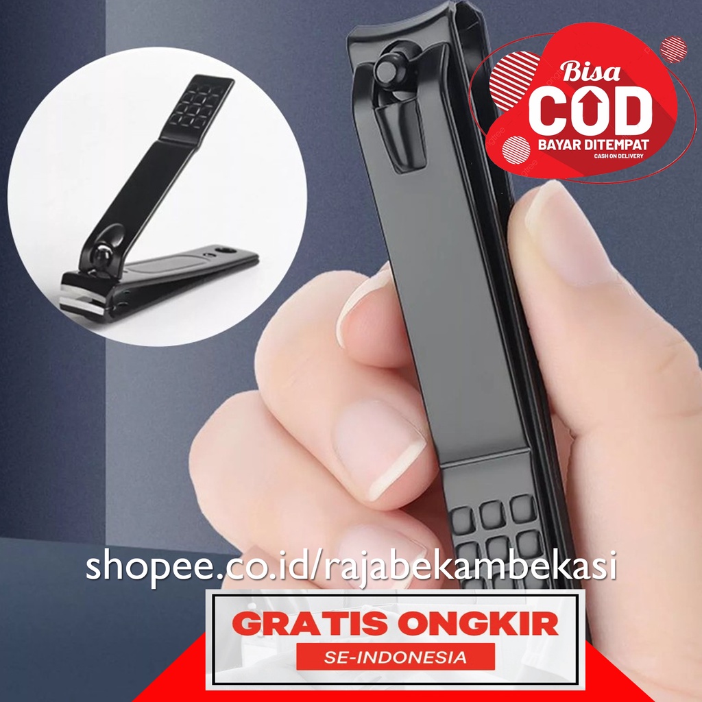 Gunting Kuku HITAM ELEGANT / Gunting Kuku Black Hitam Besar