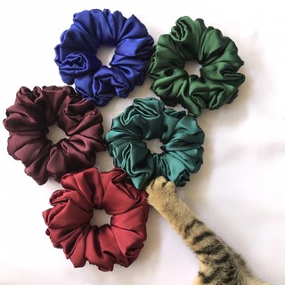 [Scrunchies] Basic Sateen Scrunchies Series | Shopee Indonesia