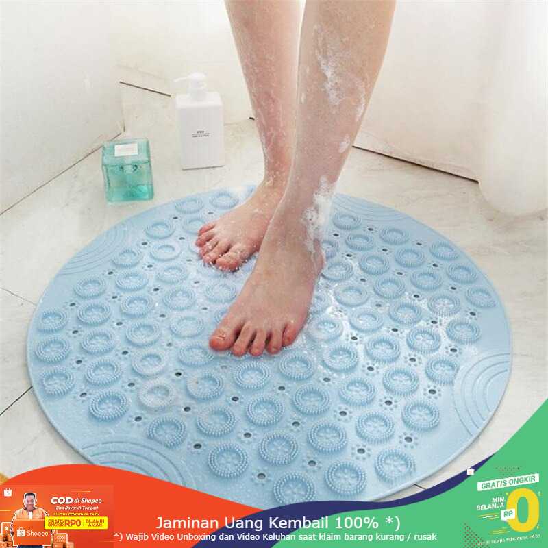 (BISA COD) RVOSTR Beideli Alas Kaki Matras Kamar Mandi Anti-Slip Mats PVC - PJ407