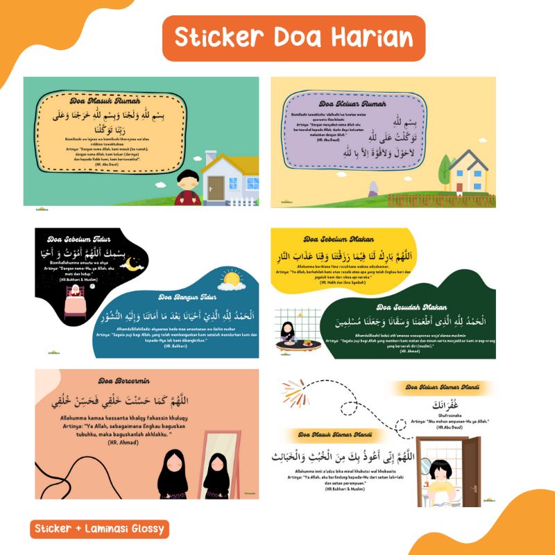 

Sticker Doa-doa Harian | Vinyl Glossy