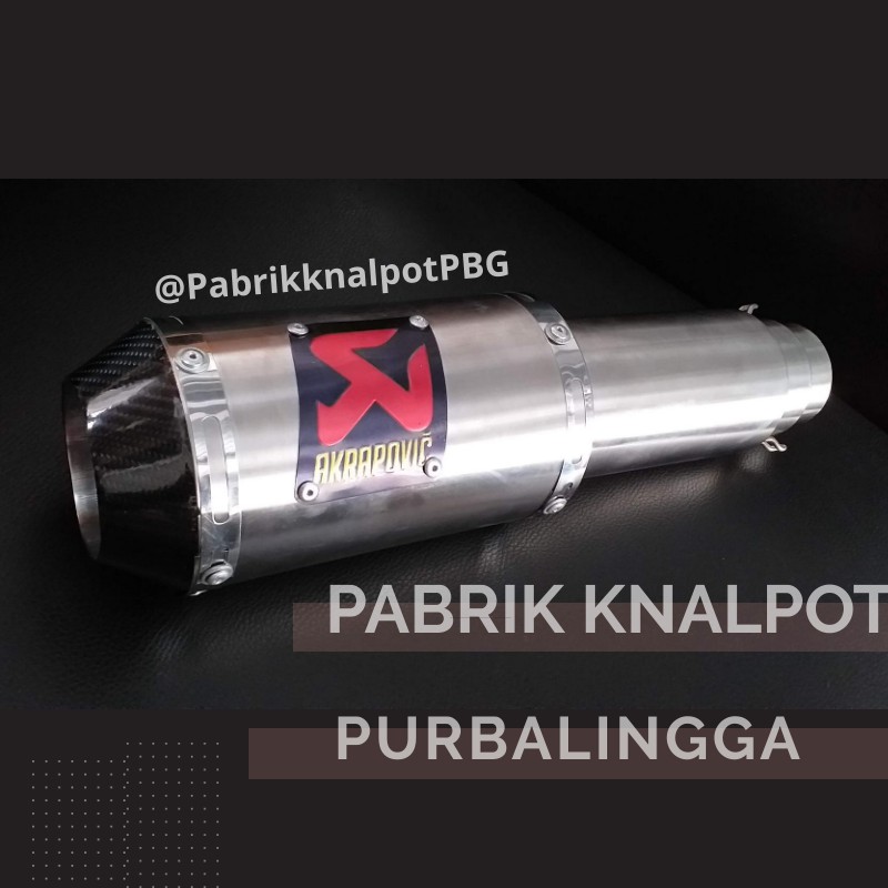 FULLCACING knalpot AKRA LORENZO carbon full system NINJA PABRIK GROSIR PURBALINGGA MURAH SPESIAL