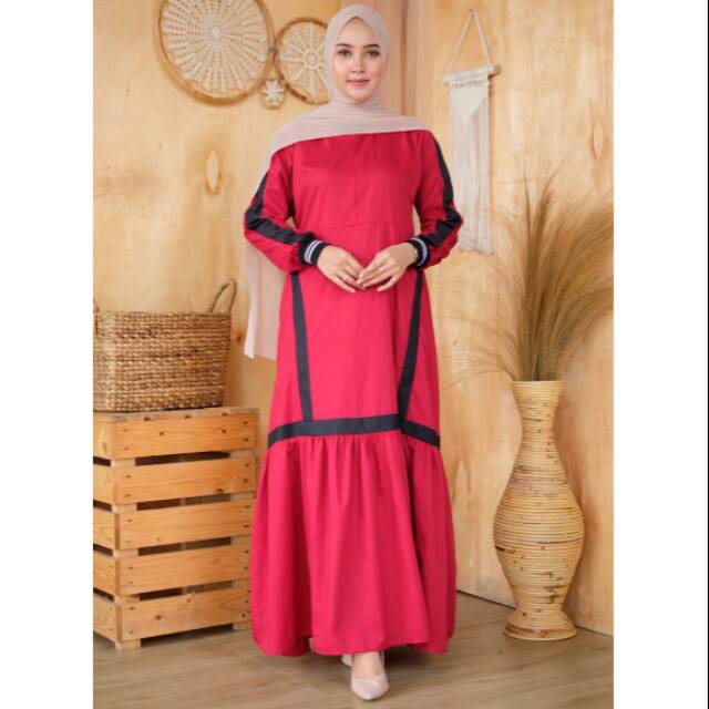 Baju Gamis Muslim Premium Bahan Toyobo Premium