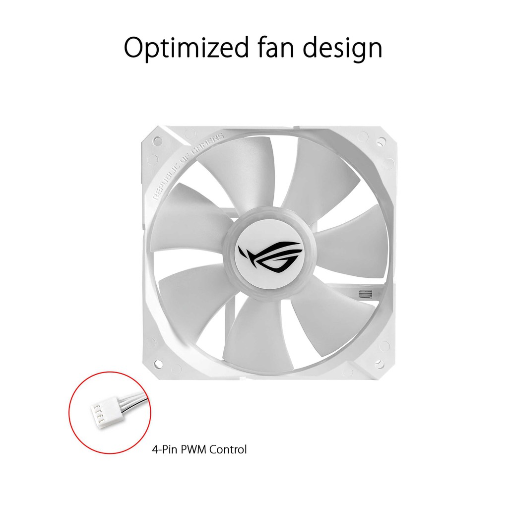 ASUS ROG STRIX LC 240 RGB | Aio Liquid CPU Cooler - White Edition