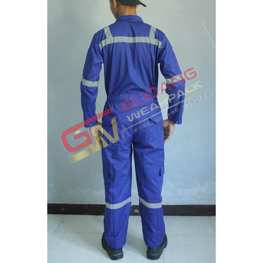 Gudang Wearpack - Pakaian Kerja Seragam Proyek Coverall - Terusan - One Piece Warna Benhur