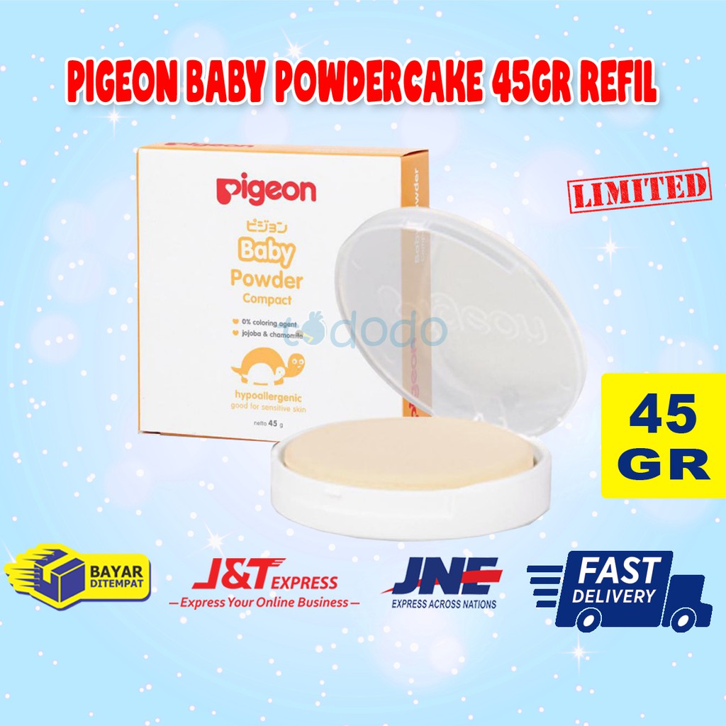 Pigeon Baby Powdercake 45gr Refill - Bedak Padat Bayi