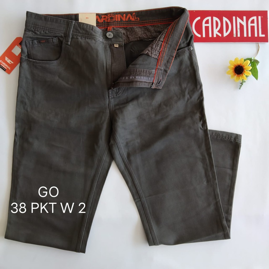 gos 37-38 PKT CARDINAL CASUAL CELANA POCKETS PANJANG Celana Chino Pria Fashion Laki Brand Kekinian