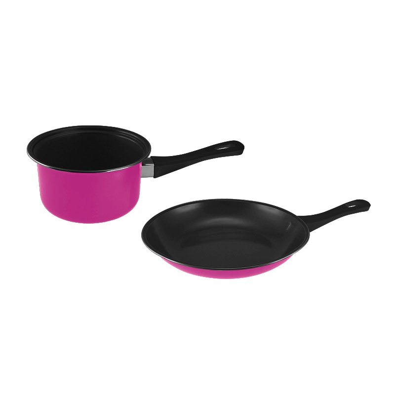 Maspion Pastela Set Panci Susu 14cm + Frypan 20cm - Multi Colour