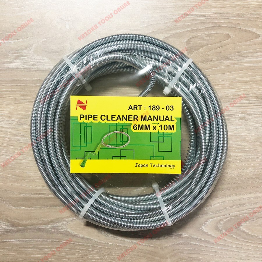 selang pembersih pipa tersumbat NANKAI 10 meter / NANKAI pipe cleaner manual
