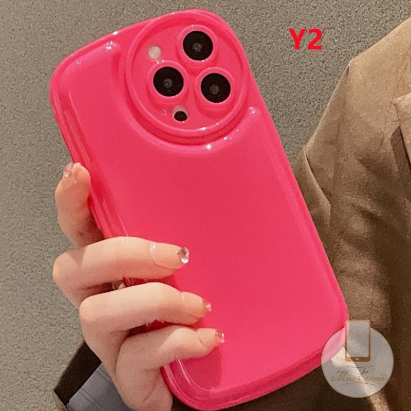 Soft Case Warna Polos Untuk iPhone 7 8 6 6S Plus 11 13 12 Pro MAX XR X XS MAX SE 2020