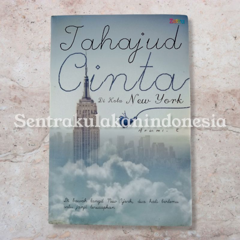 Jual Zettu | Buku Novel Tahajud Cinta DI Kota New York | Shopee Indonesia