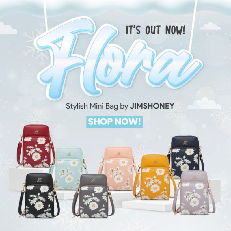 Jimshoney Surabaya - FLORA MINI BAG JIMS HONEY - Tas Slempang - Sling Bag - Tas HP - Tas Import