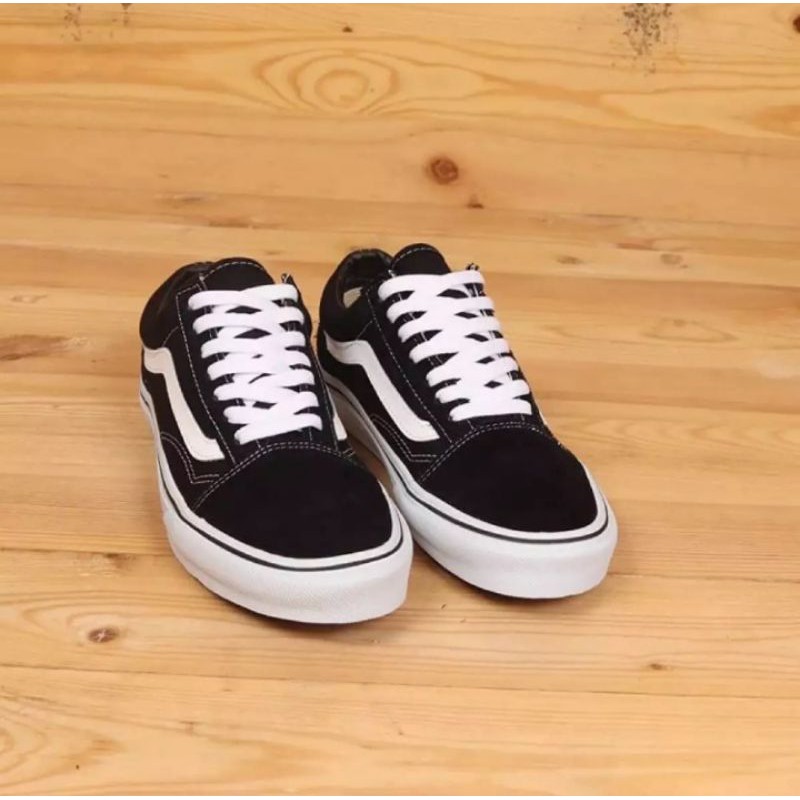 GARANSI PREMIUM Sepatu Vans Old Skool Classic Black White DT oldskool