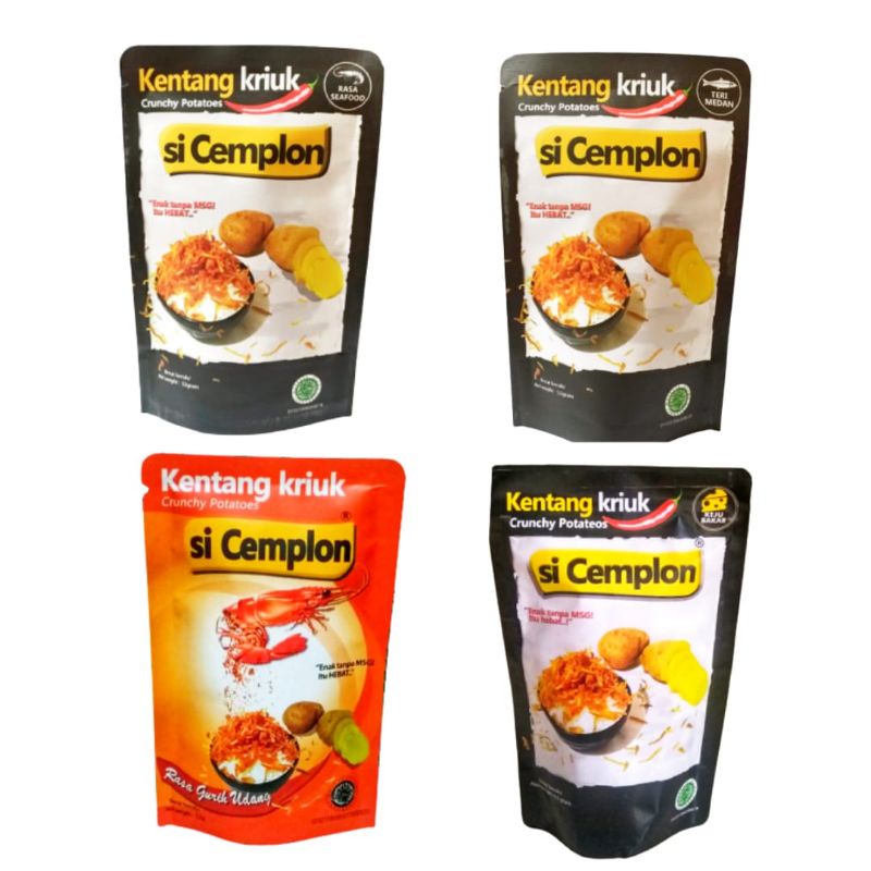 

si Cemplon Kentang Kering Promo Bundling 4 Pcs Non MSG Khas Bogor