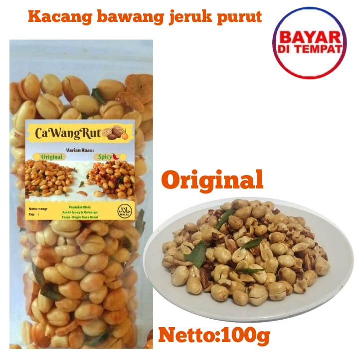 

KACANG BAWANG JERUK PURUT ORIGINAL ASIN KacangKRIUKKacangGurihRenyah/100gGorengKacangBawangRasaAsinGurih