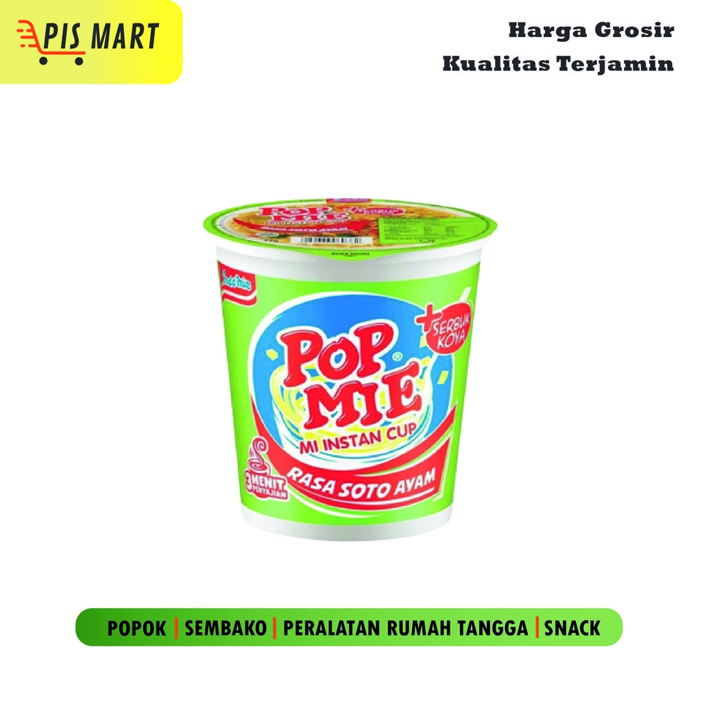 

Pop Mie Rasa Soto Ayam / Mie Instan