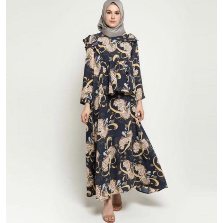 preloved sybill dress navy kamiidea