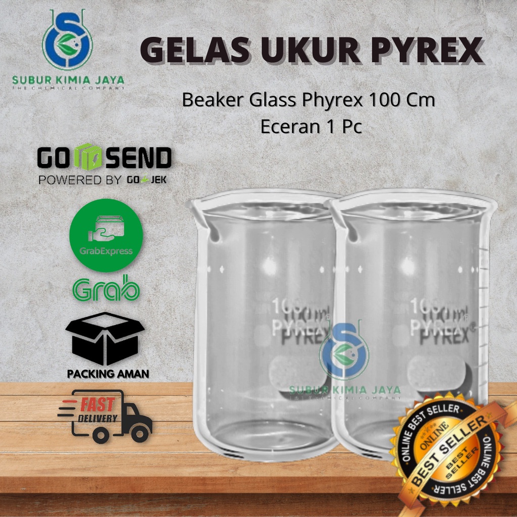 

Beaker Glass 100 ML Pyrex Premium
