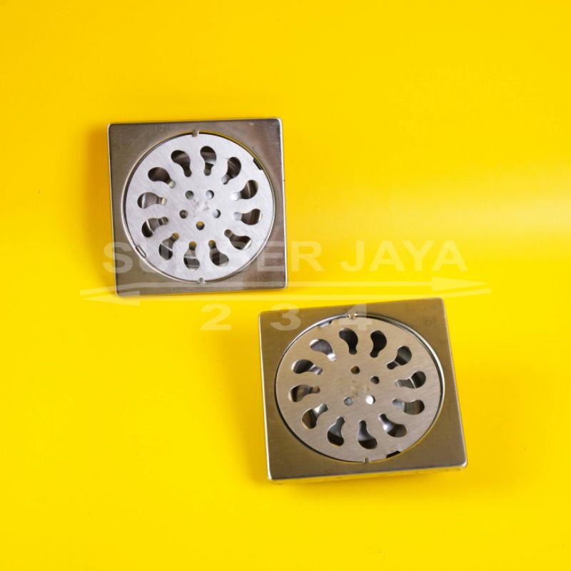 SARINGAN GOT STAINLESS / SARINGAN KAMAR MANDI /  FLOOR DRAIN 4 Inch TERMURAH