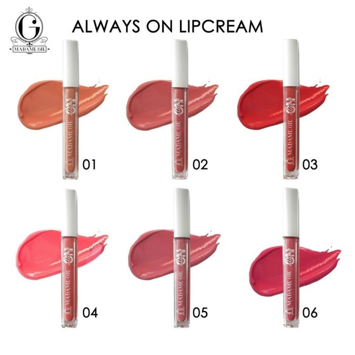 MADAME GIE Always On Lip Cream - MakeUp Lip Cream Lipstik