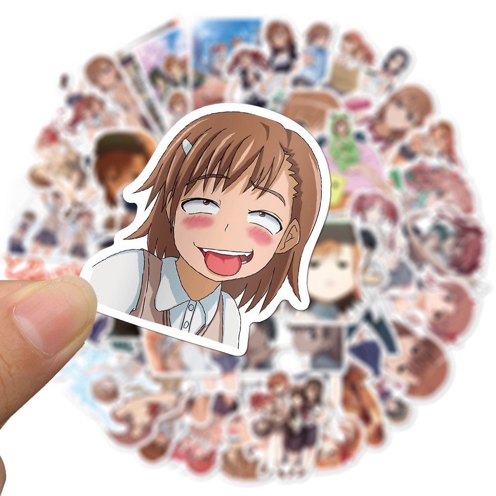 TKR001 – Sticker / Stiker Anime Jepang Toaru Kagaku no Railgun