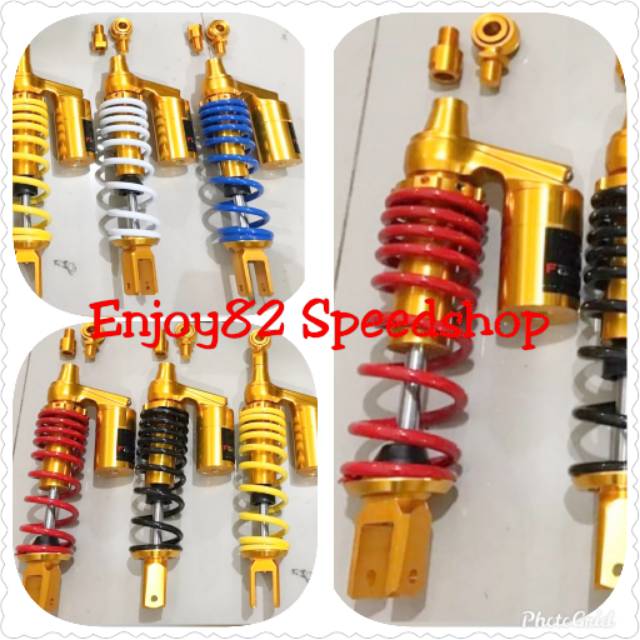 Shockbreaker Fastbikes Model Yss Gold Series Uk 310 dan 330 Mm Mio Beat Scopy Vario