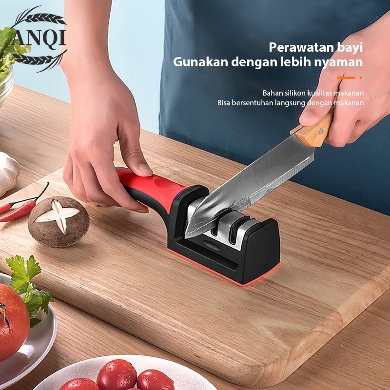 ANQI1888 Asahan Pengasah Penajam Pisau Gunting Profesional Tajam Dalam 5detik Knife Sharpening