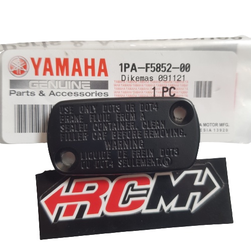 1PA-F5852-00 TUTUP TANGKI TABUNG CAP RESERVOIR OLI MINYAK MASTER REM DEPAN BELAKANG VIXION NEW LED N