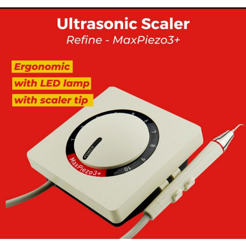 Scaler Max Piezo3+ LED/ Ulttasonic Scaler Max Piezo3+ LED/ Mesin pembesih karang gigi