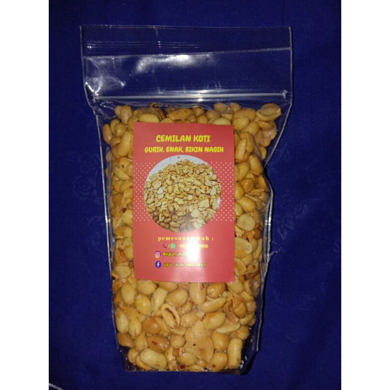 

250gr kacang goreng bawang putih enak berkwalitas premium (tanpa pengawet)