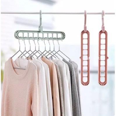 FS Gantungan baju 9 lubang magic hanger 9 in 1 hanger pakaian