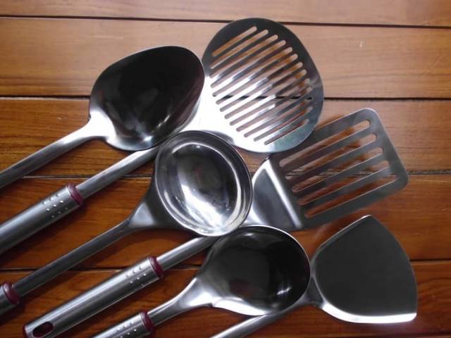 Spatula Set Stainless Oxone OX-963 - Sutil - Sendok Masak