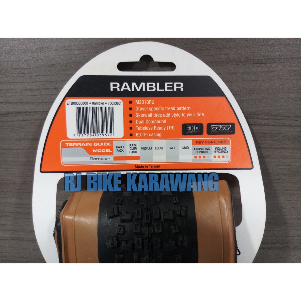 Ban Luar Maxxis Rambler 700 x 38 Skinwall