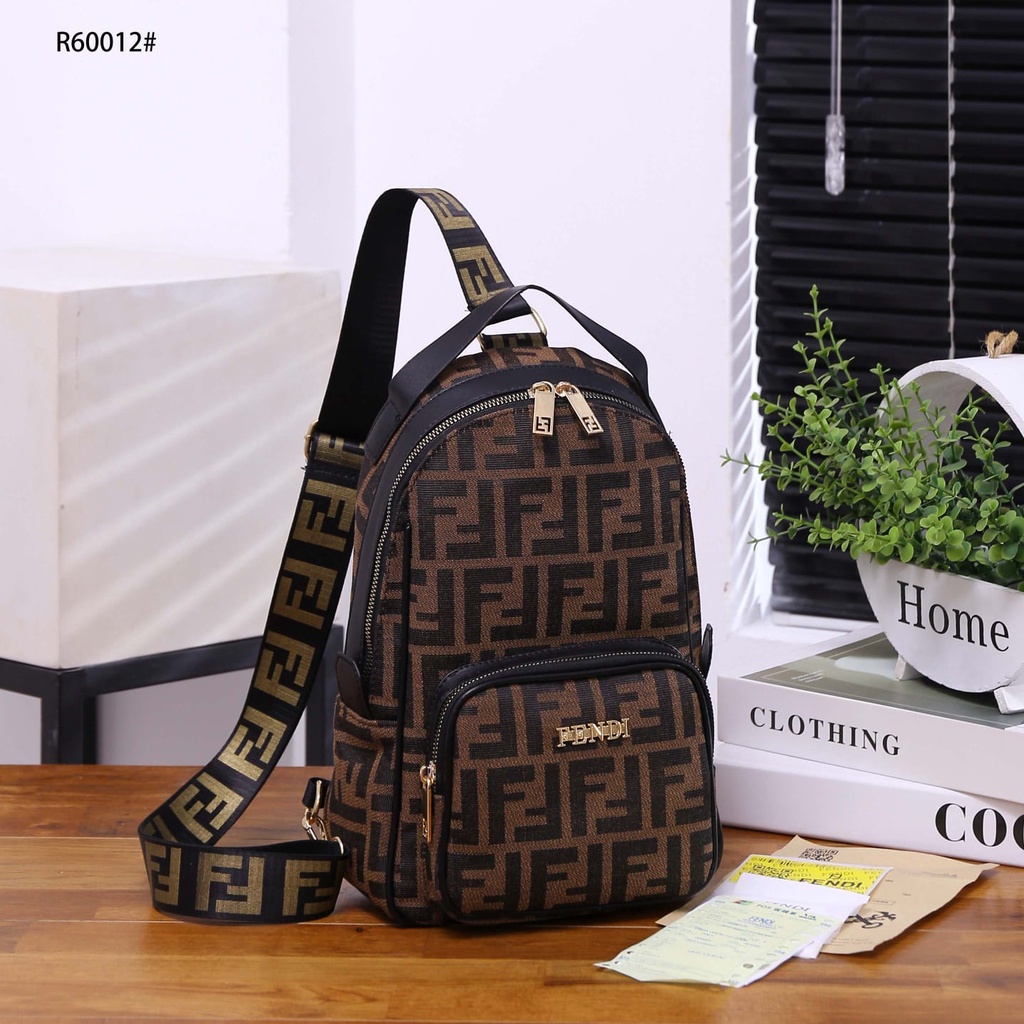 FF Monogram One Shouder Backpack R60012