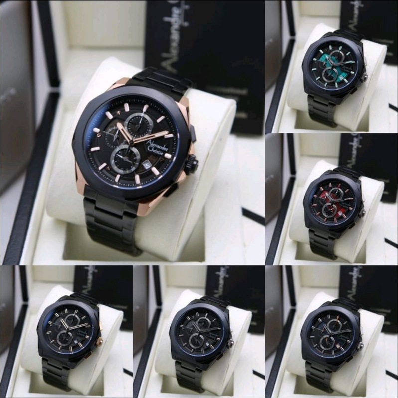 ORIGINAL JAM TANGAN PRIA ALEXANDRE CHRISTIE AC 6645 / AC6645 / 6645  GARANSI RESMI 1 TAHUN,,STAINLES