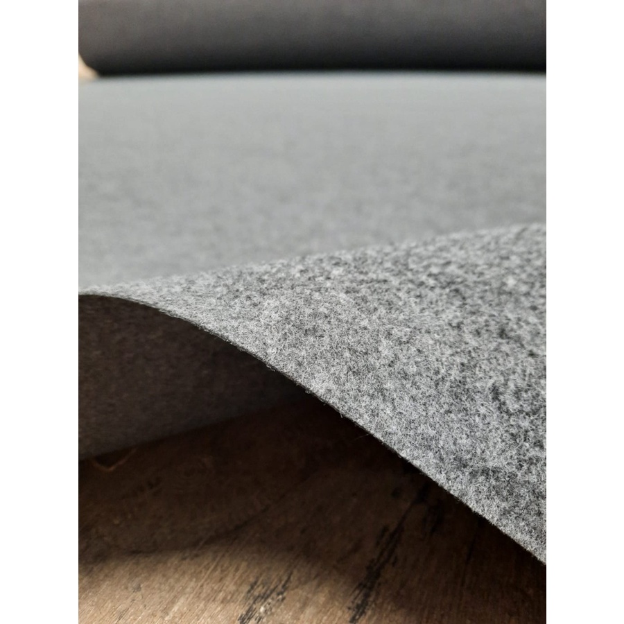 Karpet Bludru Polos 0,5 x 3m [METERAN] Bulu AVANZA GREY, Murah, Pameran, Exhibition, Alas duduk, Kasur-2