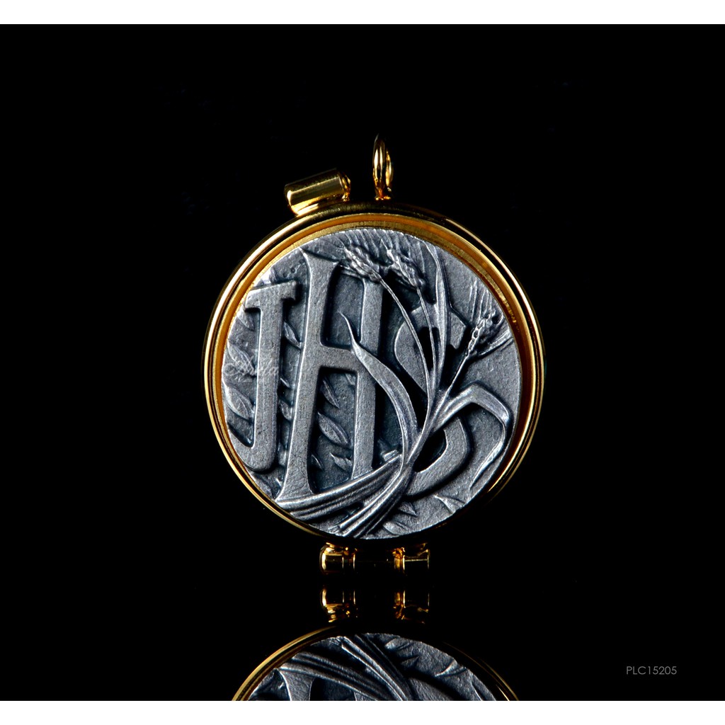 Piksis Hostia Lapis Emas 24K Italy Perlengkapan Liturgi Rohani Katolik