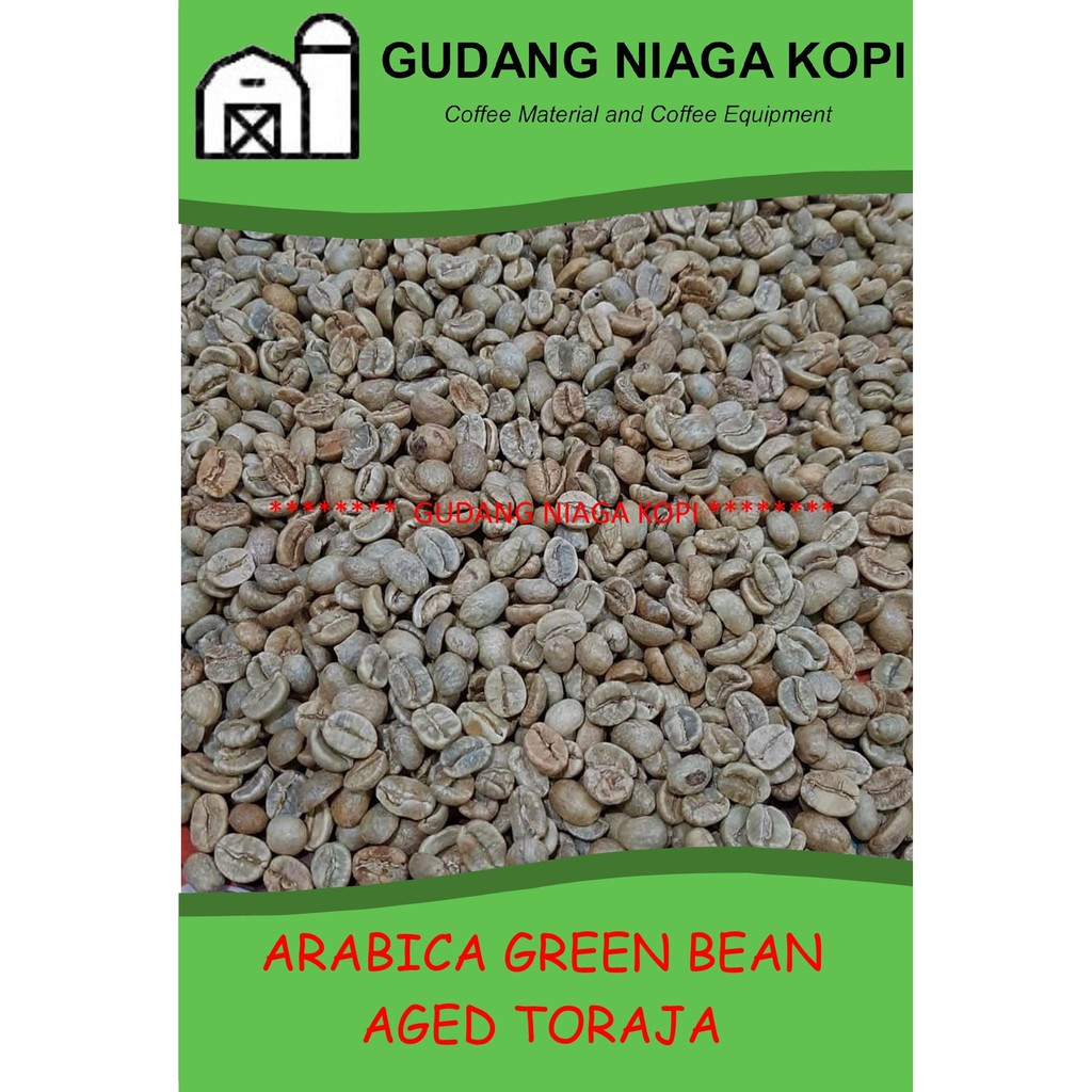 

ARABICA AGED TORAJA Green Bean Coffee biji kopi mentah Indonesia