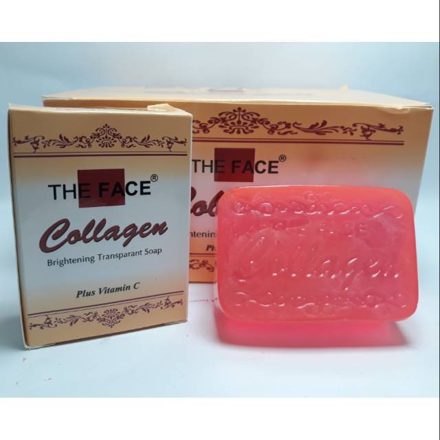 SABUN COLLAGEN THE FACE BRIGHTENING TRANSPARANT BPOM