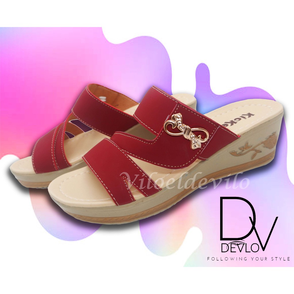 Wedges Sendal Wanita Terbaru Berkwalitas (WEDGES RANTING)