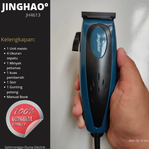 Alat Cukur Rambut Elektrik Jinghao jh 4613-ORIGINAL