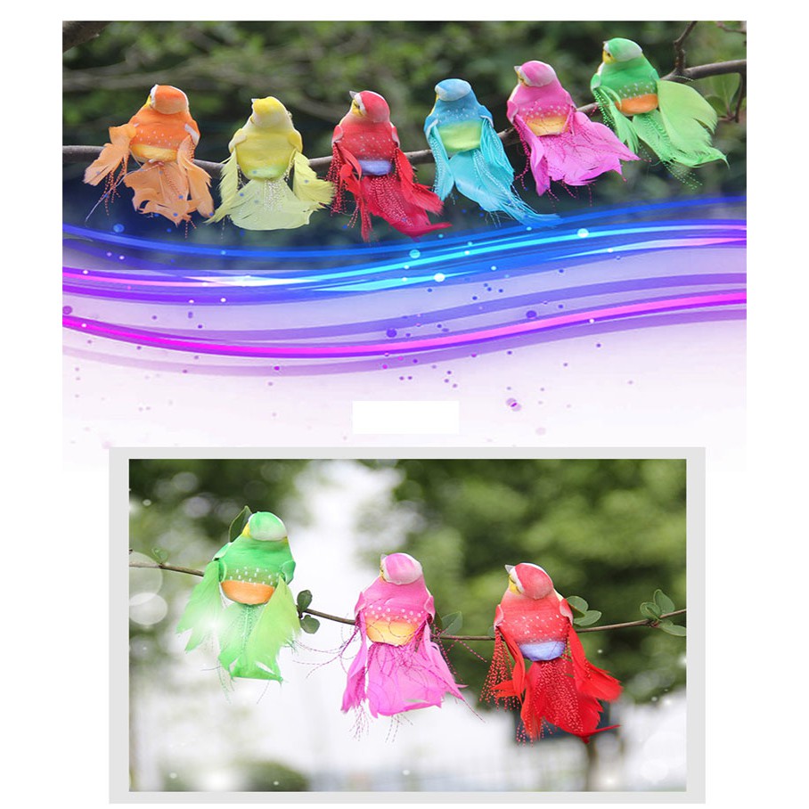 Ornamen Burung Imitasi untuk Dekorasi Rumah dan Taman