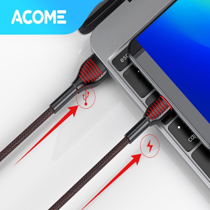 KABEL DATA MICRO USB ACOME FAST CHARGING ASM-010 GARANSI RESMI