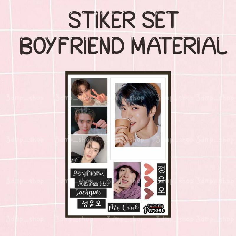 Stiker nct 127 nct127 jaehyun taeyong boyfie boyfriend mtaerial aesthetic astetik