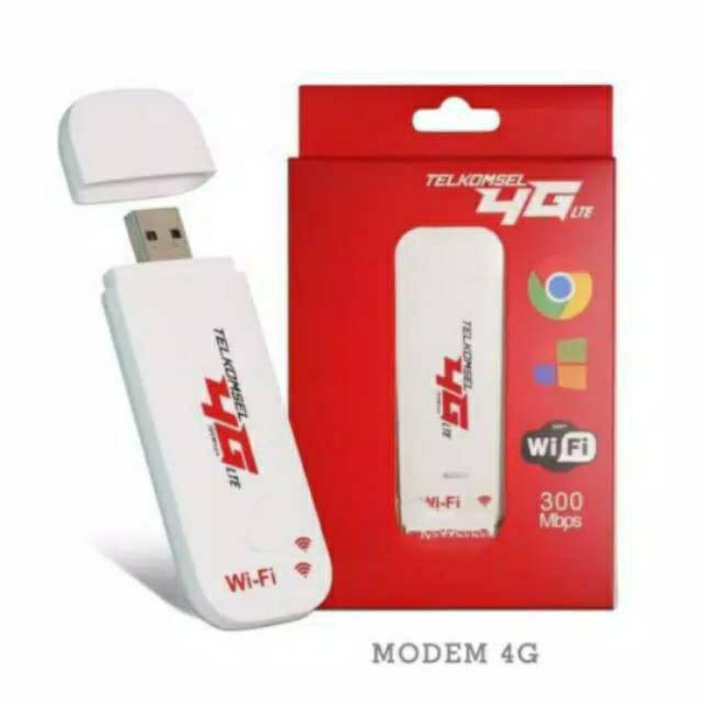 Modem 4G LTE - Modem USB Telkomsel 4G LTE With WIFI Suport Smartfren