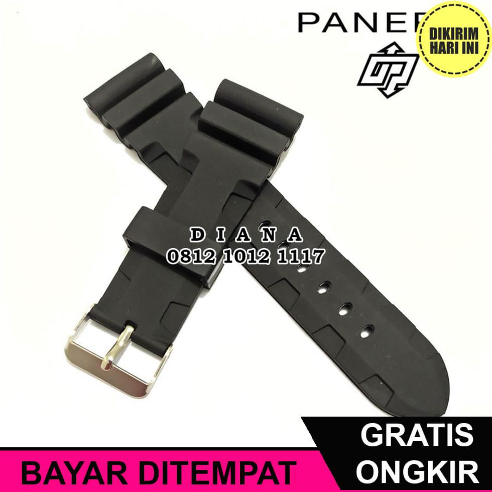 (BAYAR DITEMPAT) OE5893 STRAP TALI JAM TANGAN PANERAI 24MM TALI PANERAI KARET 24MM